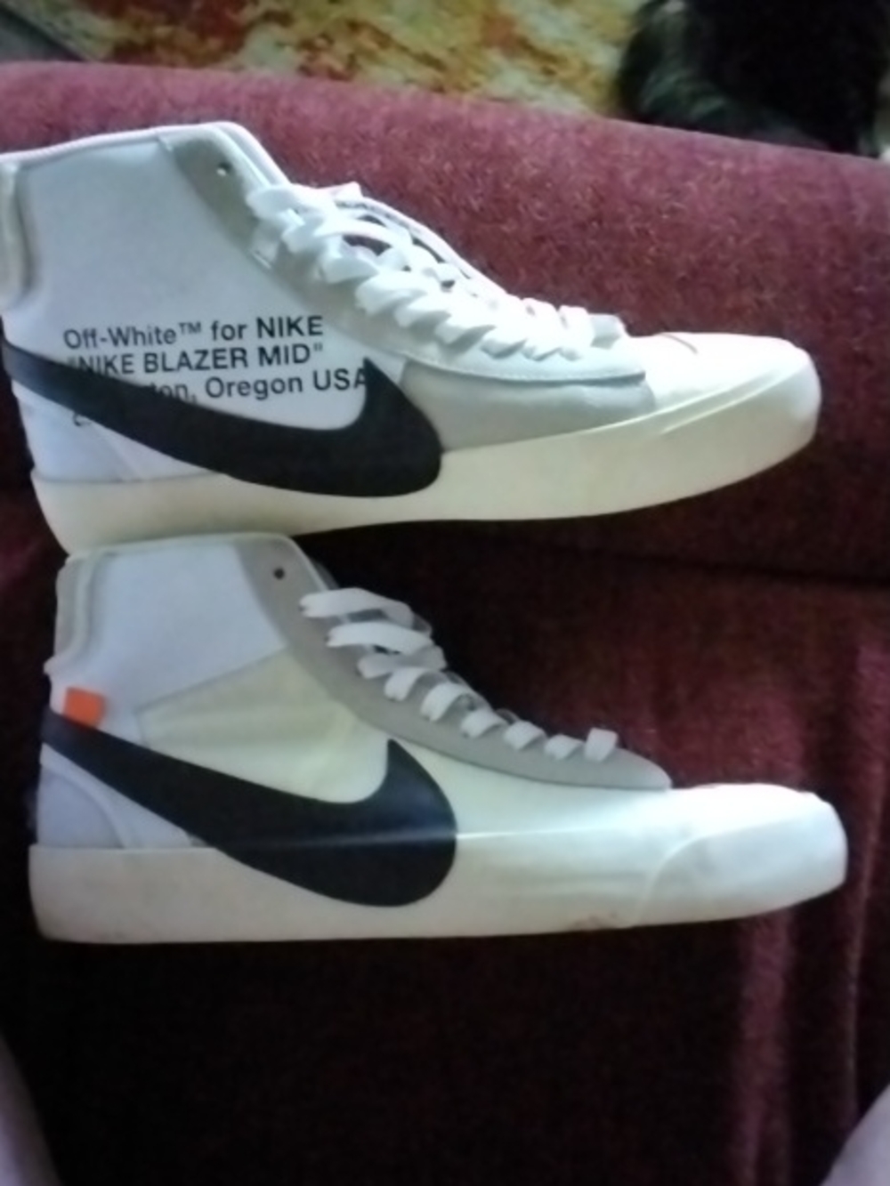 Nike Blazer Mid 'Off-White' in White and Black - Men's High-Top Sneakers